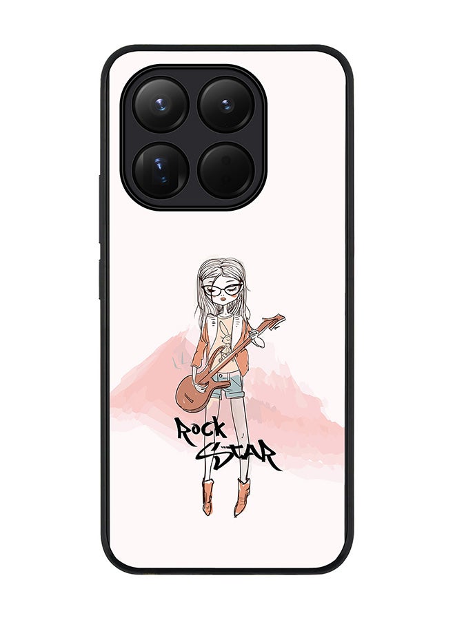 For Xiaomi 15T Case,Slim fit Camera Protection, Shockproof Thin Phone cover  - Rockstar Girl